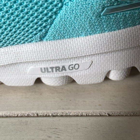 Skechers GoWalk Classic Washable Knit Slip On Shoes Aqua 8.5 - Picture 11 of 14